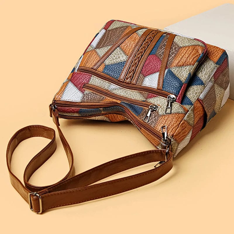Liyah | Mosaic Leather Handbag