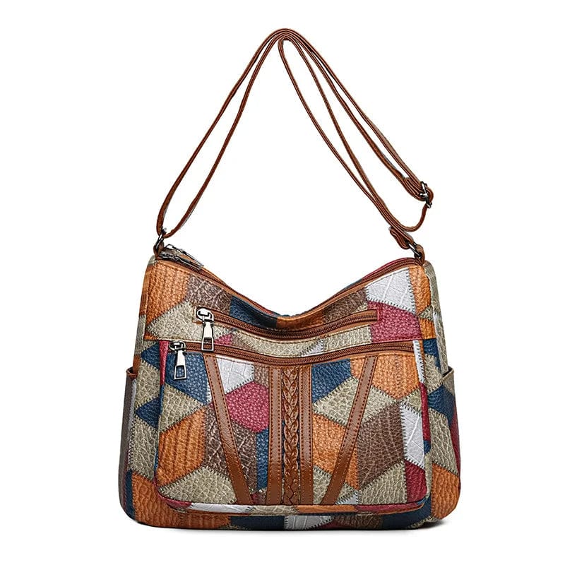 Liyah | Mosaic Leather Handbag