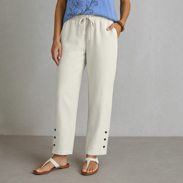 Liora™ | Button-Up Trousers Without a Problem