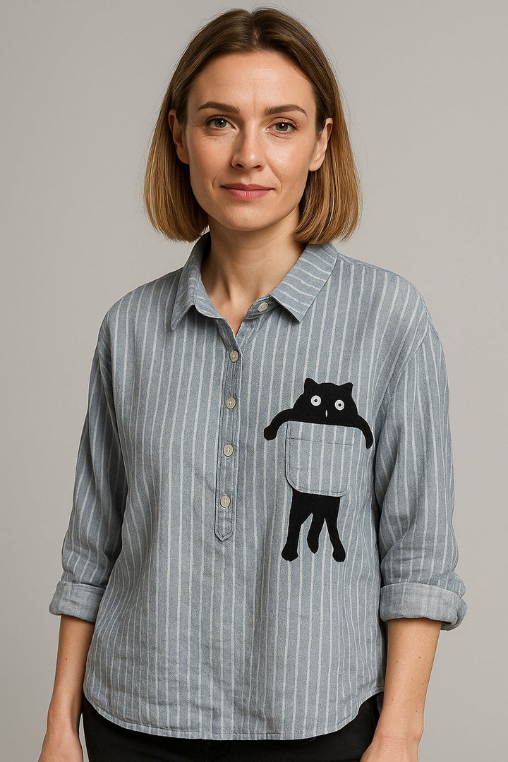Samantha | Fashionable Vintage Blouse