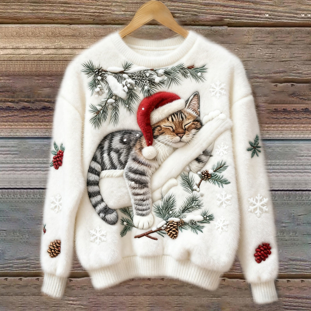 Nelly | Christmas Cat Sweater