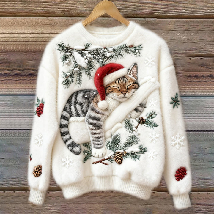 Nelly | Christmas Cat Sweater