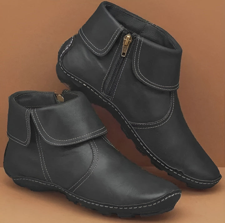 Theti | Chic leather ankle boots