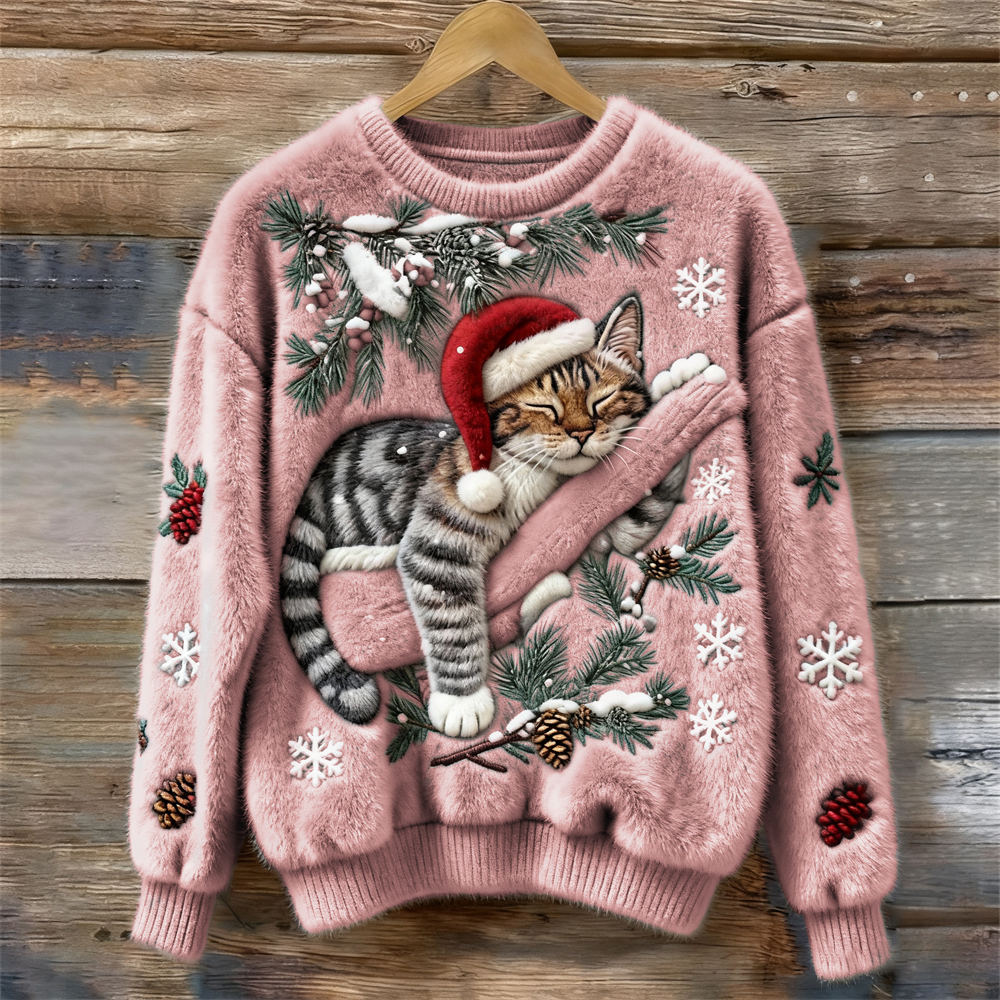 Nelly | Christmas Cat Sweater