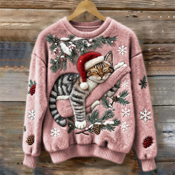 Nelly | Christmas Cat Sweater