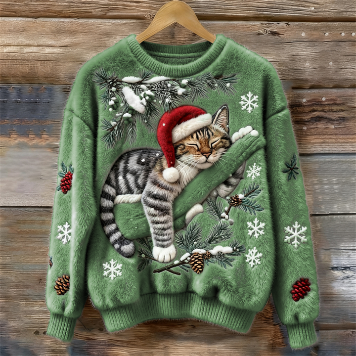 Nelly | Christmas Cat Sweater