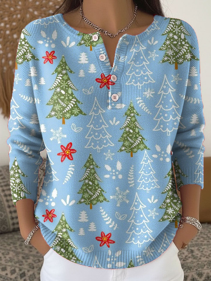 Emma | Christmas Jumper with Buttons