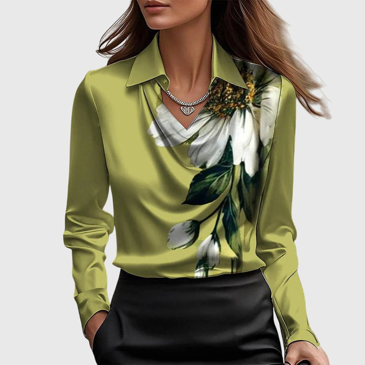 Beatrice | Elegant Satin Blouse