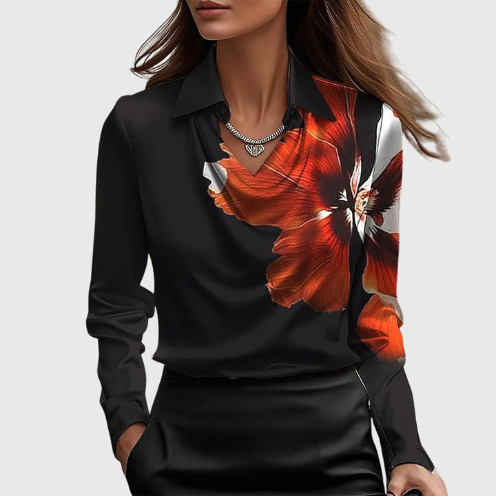 Beatrice | Elegant Satin Blouse