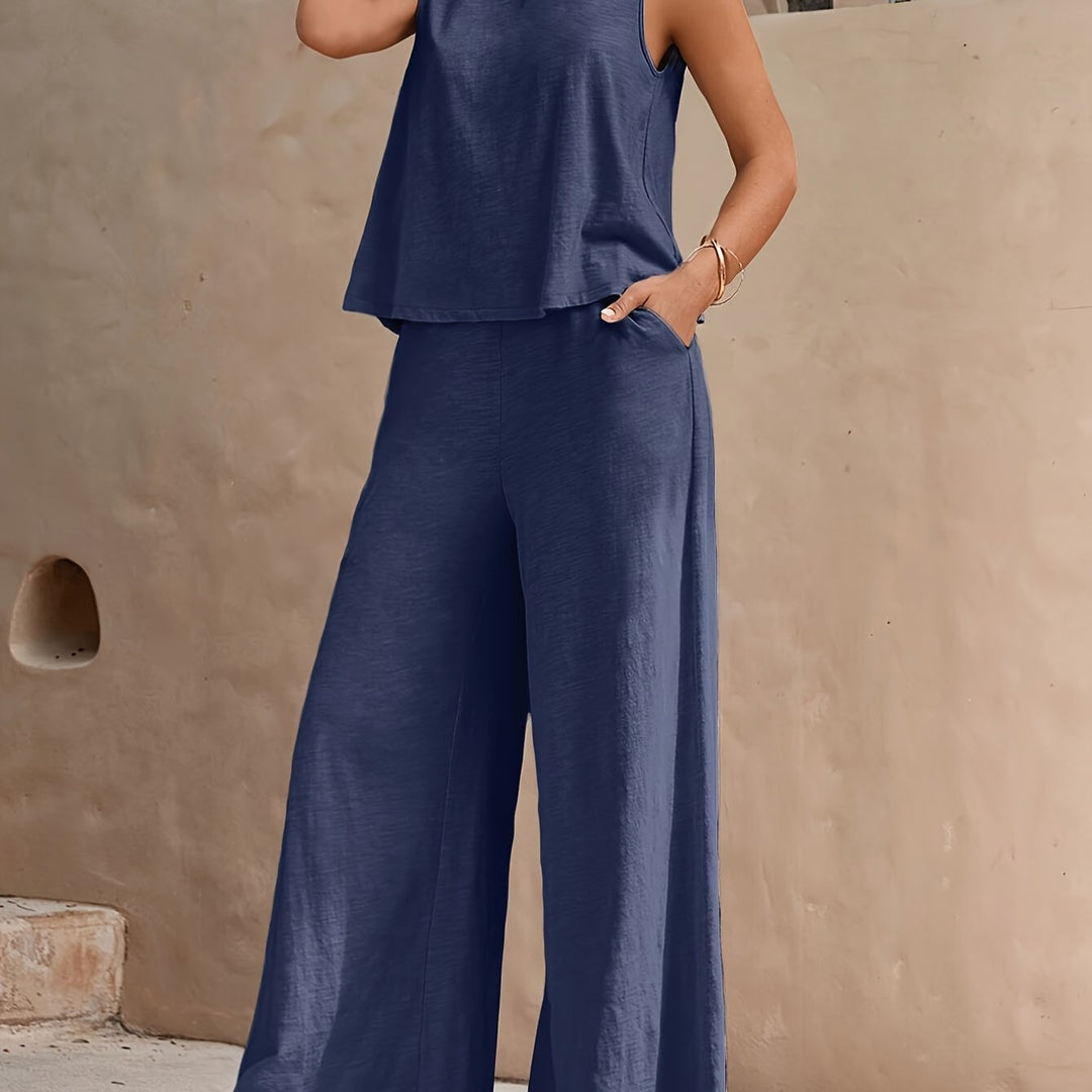 Lila | Lightweight Trousers and Top