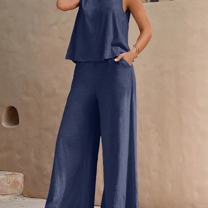 Lila | Lightweight Trousers and Top