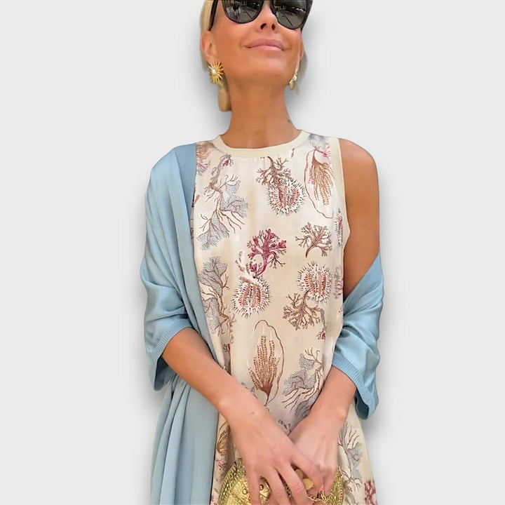 Sophia – Maxi dress with cardigan