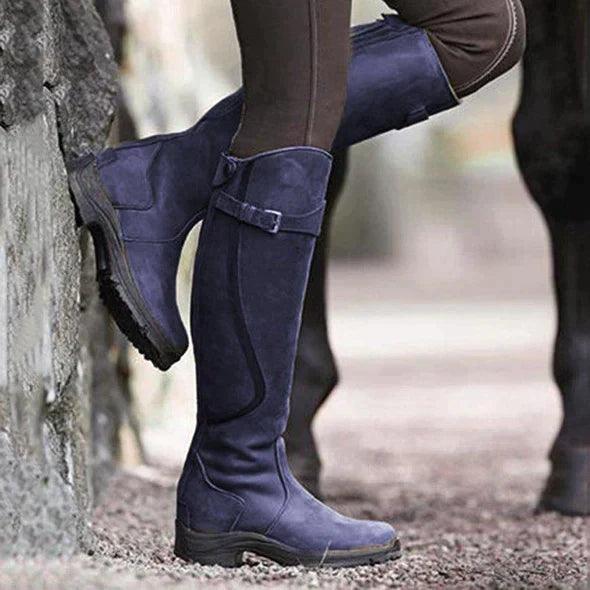 Mila | Waterproof Leather Riding Boots